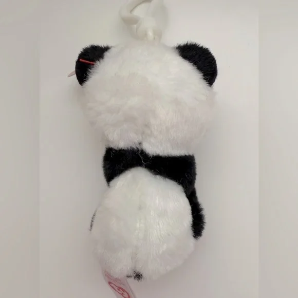 3” Ty Mini Baboo Panda Bear Plush Keychain - Picture 3 of 9